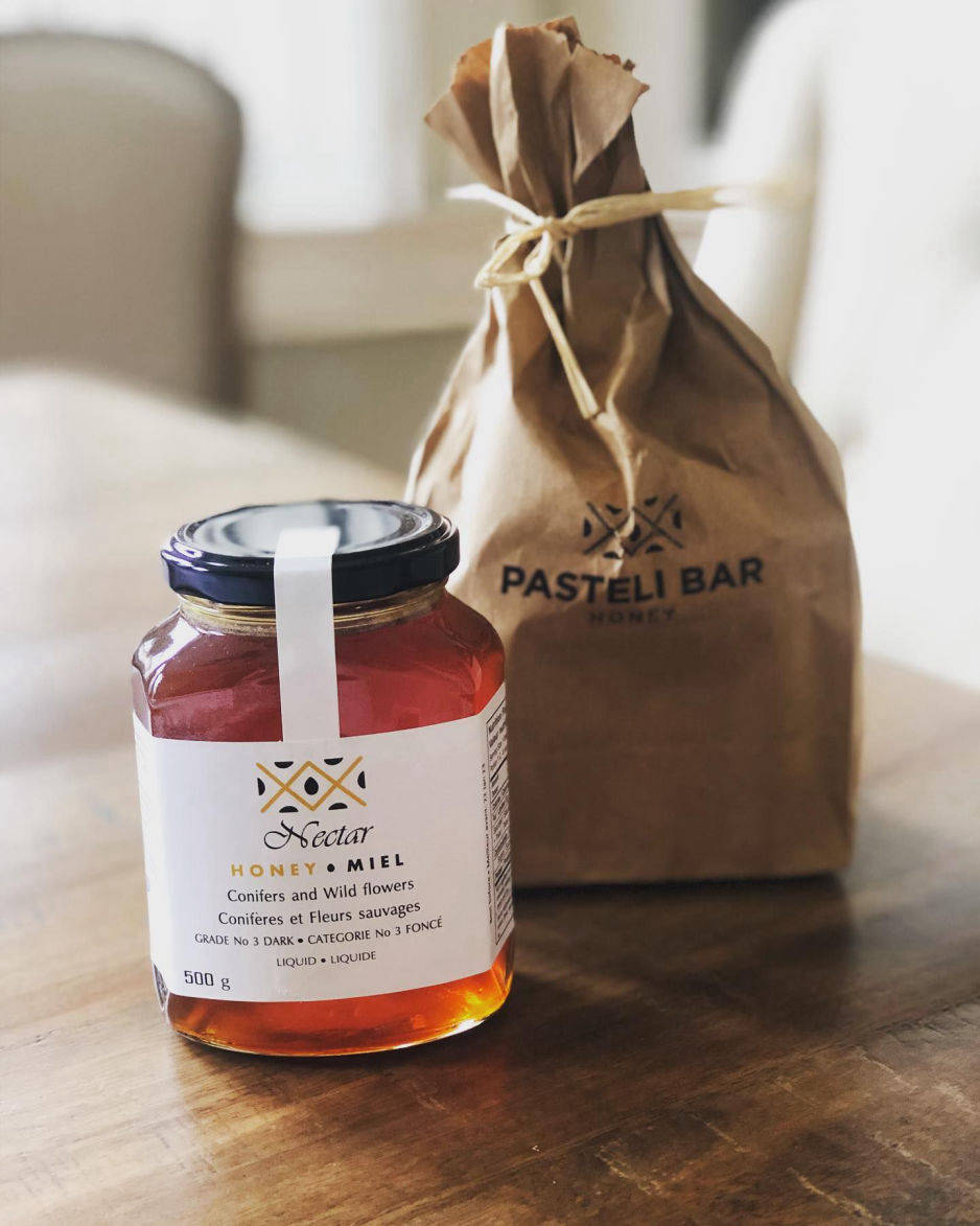 Nectar 500 grams honey-jar and 